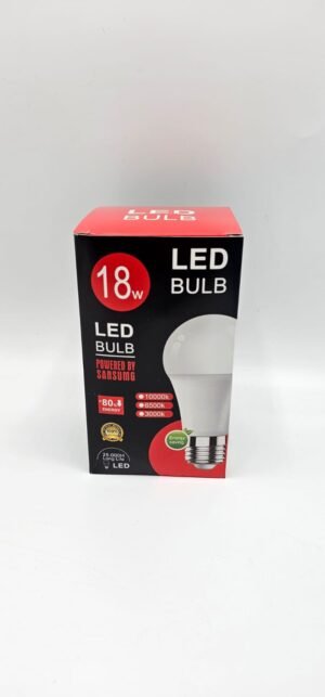 מנורת LED 18W אורך חיים 25000 שעות