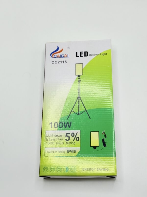 פנס מתחבר לבטריות רכבים 100W