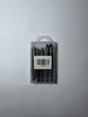 1 סט מקדחים פורצלן ומתכת מידות 4,5,6,8,10,12 מ"מ