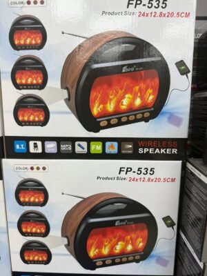 רדיו FM בלטוס תאורת קמין USP,LED