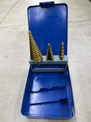 סט קונוסים מדורג מקצועי עם קופסא מתכת