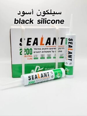 סליקון שחור הדבקה ואיטום רטוב/יבש