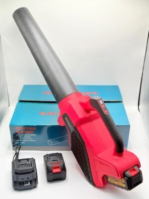 מפוח תואם מקיטה מהריות דגיטלית עם 2 סוללות ומטען