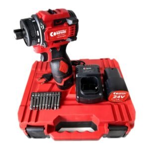 מברגה אמפקט PL עם סט ביטים 2 סוללות ומטען